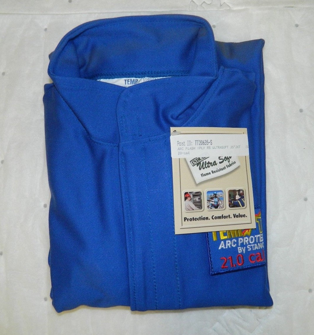 Stanco Temp Test Electric ARC Protection Jacket Size Small 35" Length TT206