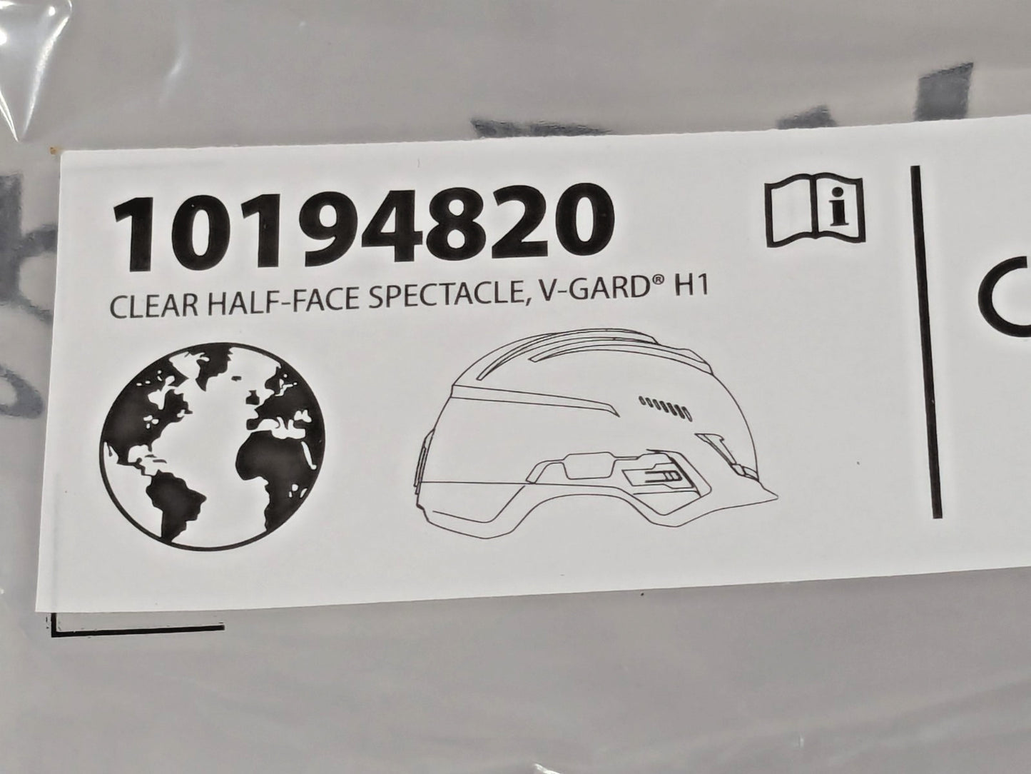 MSA Clear Half-Face Spectacle V-Gard H1 10194820