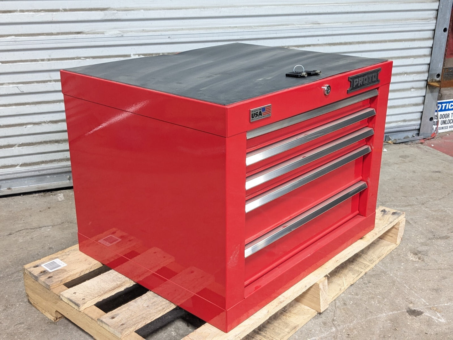 Proto Single Bank Top Chest Tool Box 5 Drawer JSTV2720CS05RD Parts / Repair