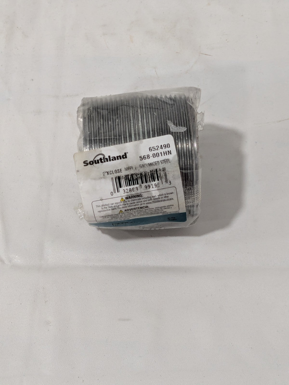 Southland Pipe Nipple, 2 in, Threaded, Steel Qty 5 568-001HN