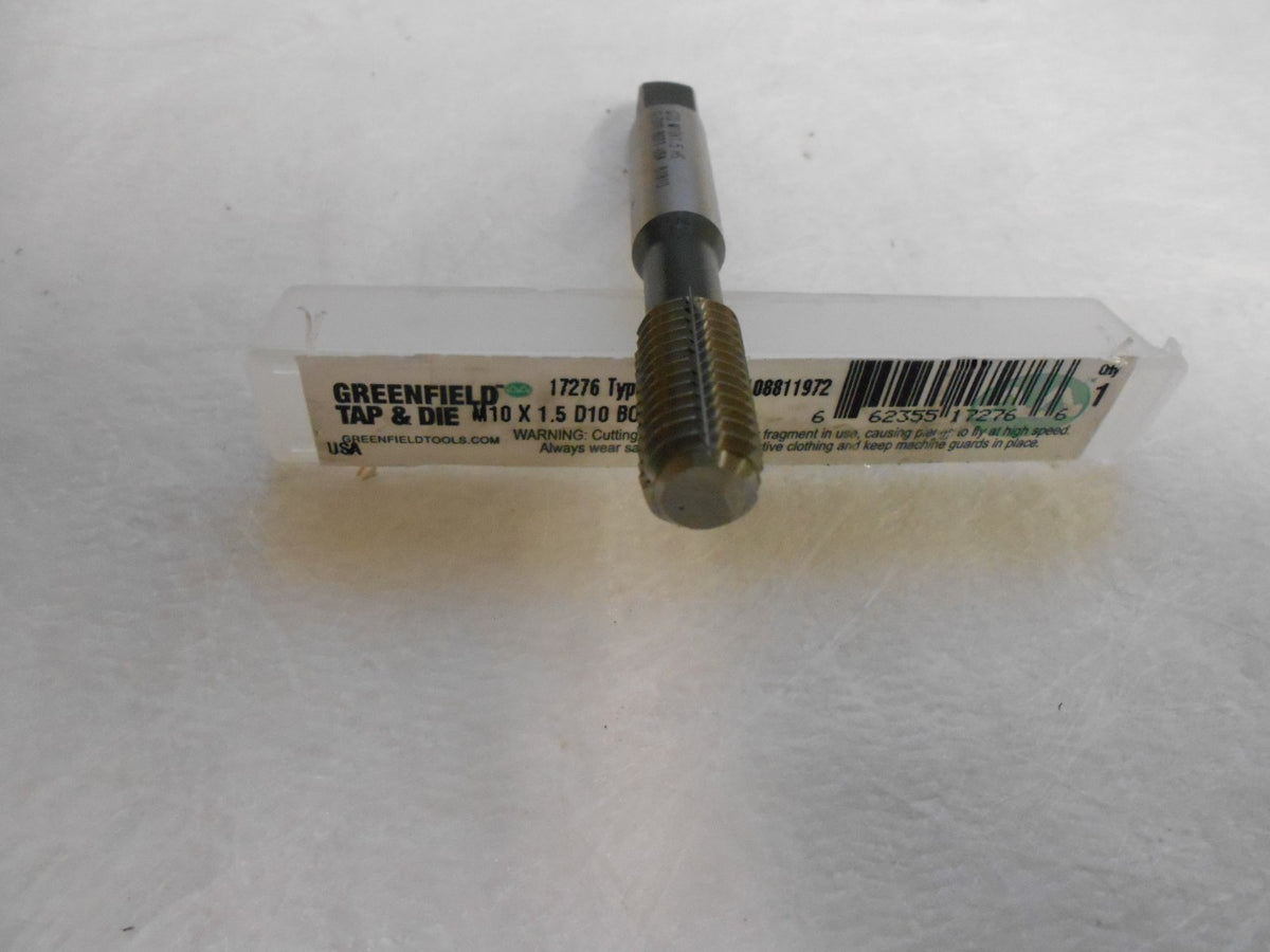 Greenfield M10x1.50 Metric Coarse Bottoming Thread Forming Tap  QTY 3 17276