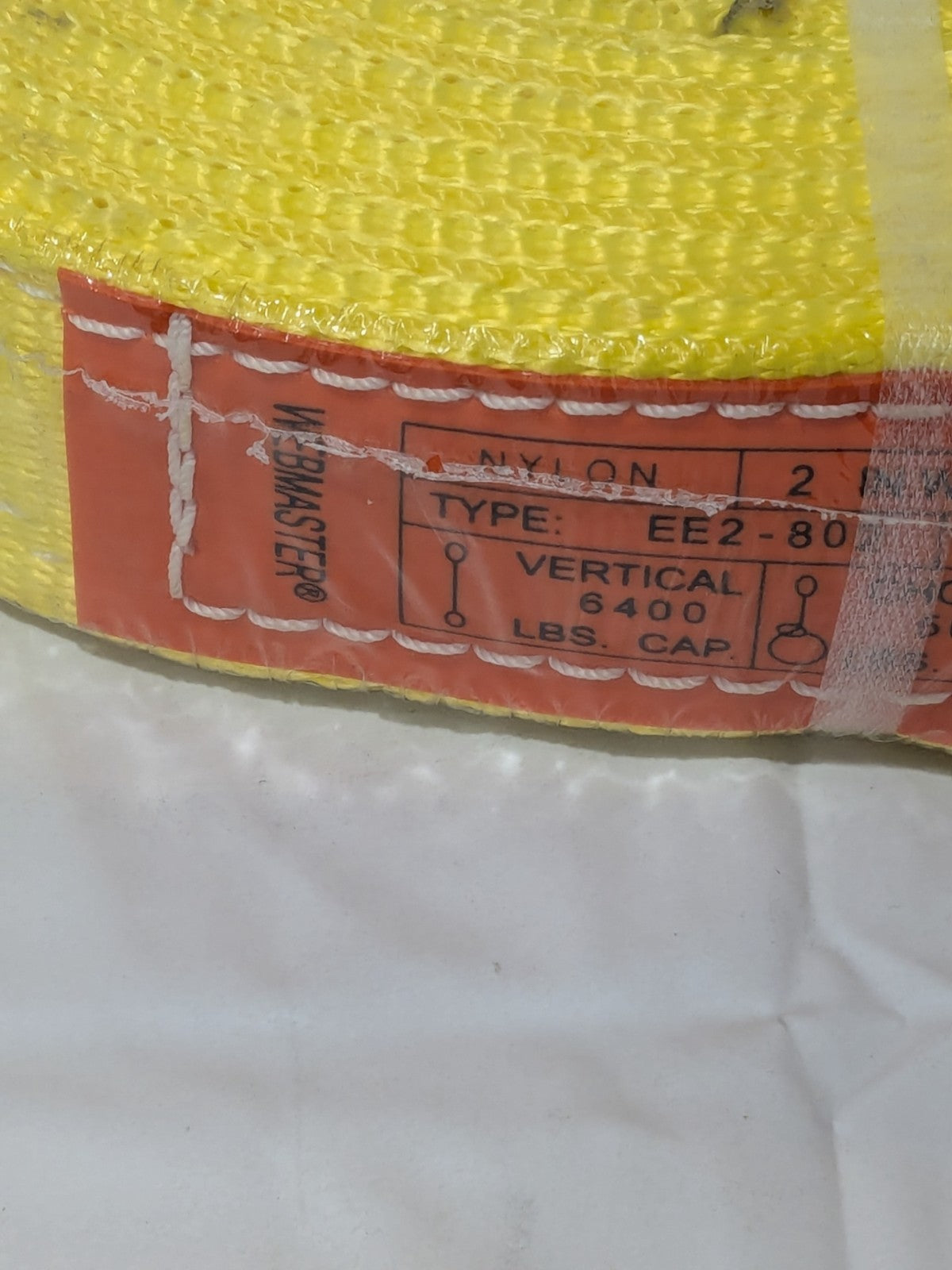 Lift-All Twisted Eye &amp; Eye, Type 4 Web Sling: 12' Long, 2" Wide EE