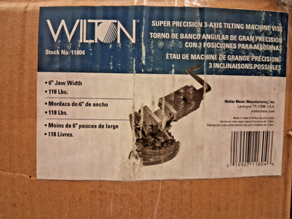 Wilton Swivel Base Machine Vise Single-Station 6.00" Jaw Width 11804
