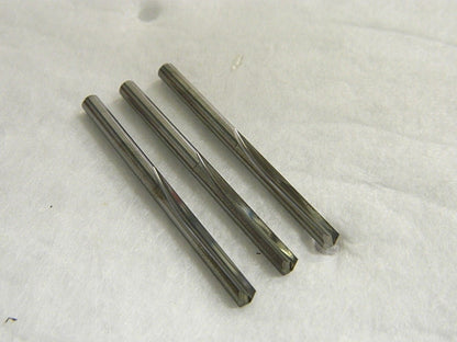 Carbide Straight-Flute & Die Drill Bits No 22 140º Angle QTY 3 00978221