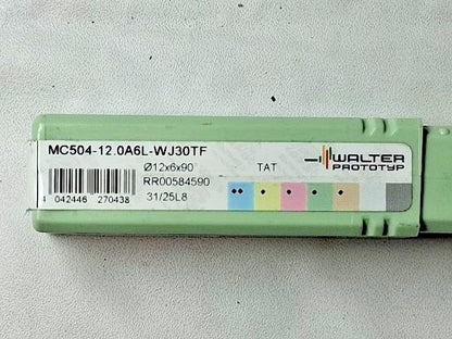 Walter-Prototyp Carbide Chamfer Mill Shank Dia 90 deg 6FL MC504-12.0A6L-WJ30TF