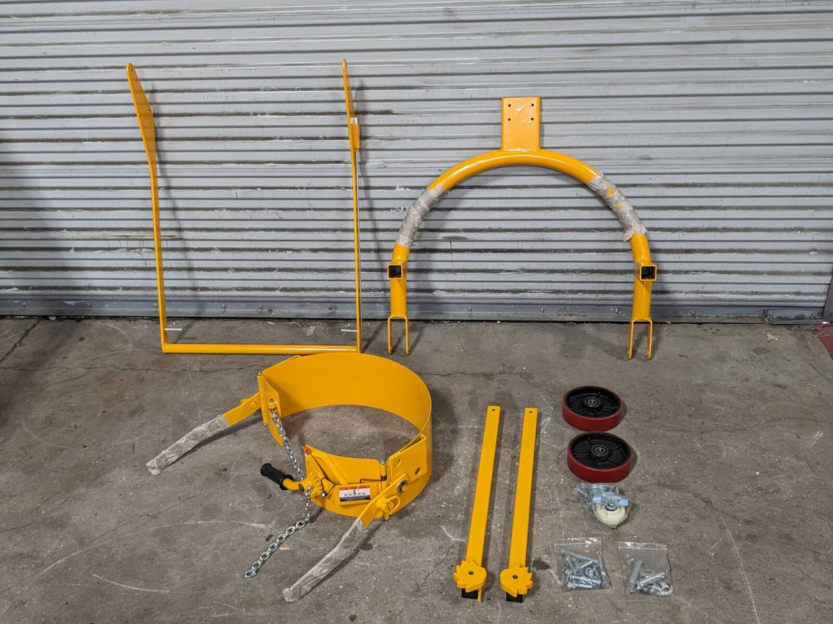 Portable Drum Carrier / Rotator for 55 Gallon Drums 800 lb. Capacity
