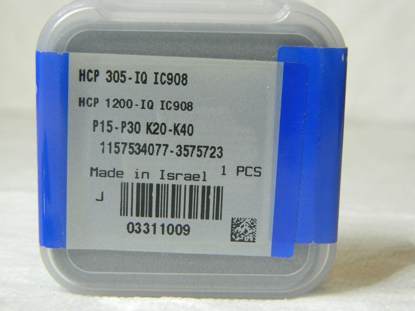 Iscar Replaceable Drill Tip Series HCP-IQ 30.5mm Diam Grade IC908 3311009