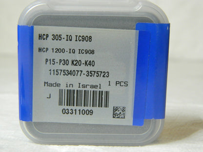 Iscar Replaceable Drill Tip Series HCP-IQ 30.5mm Diam Grade IC908 3311009