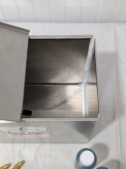 Kool Mist Tank Mist Coolant System: 3 gal, Stainless Steel Tank, 2 Outlet 352N