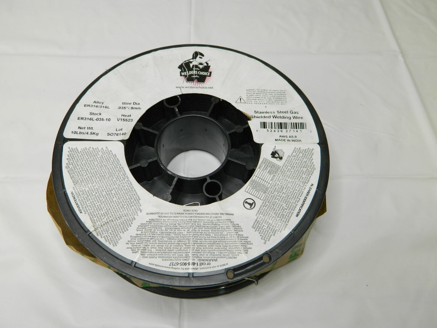 WELDER'S CHOICE MIG Welding Wire 0.035″ Dia, Stainless Steel 10 lb ER316L-035-10