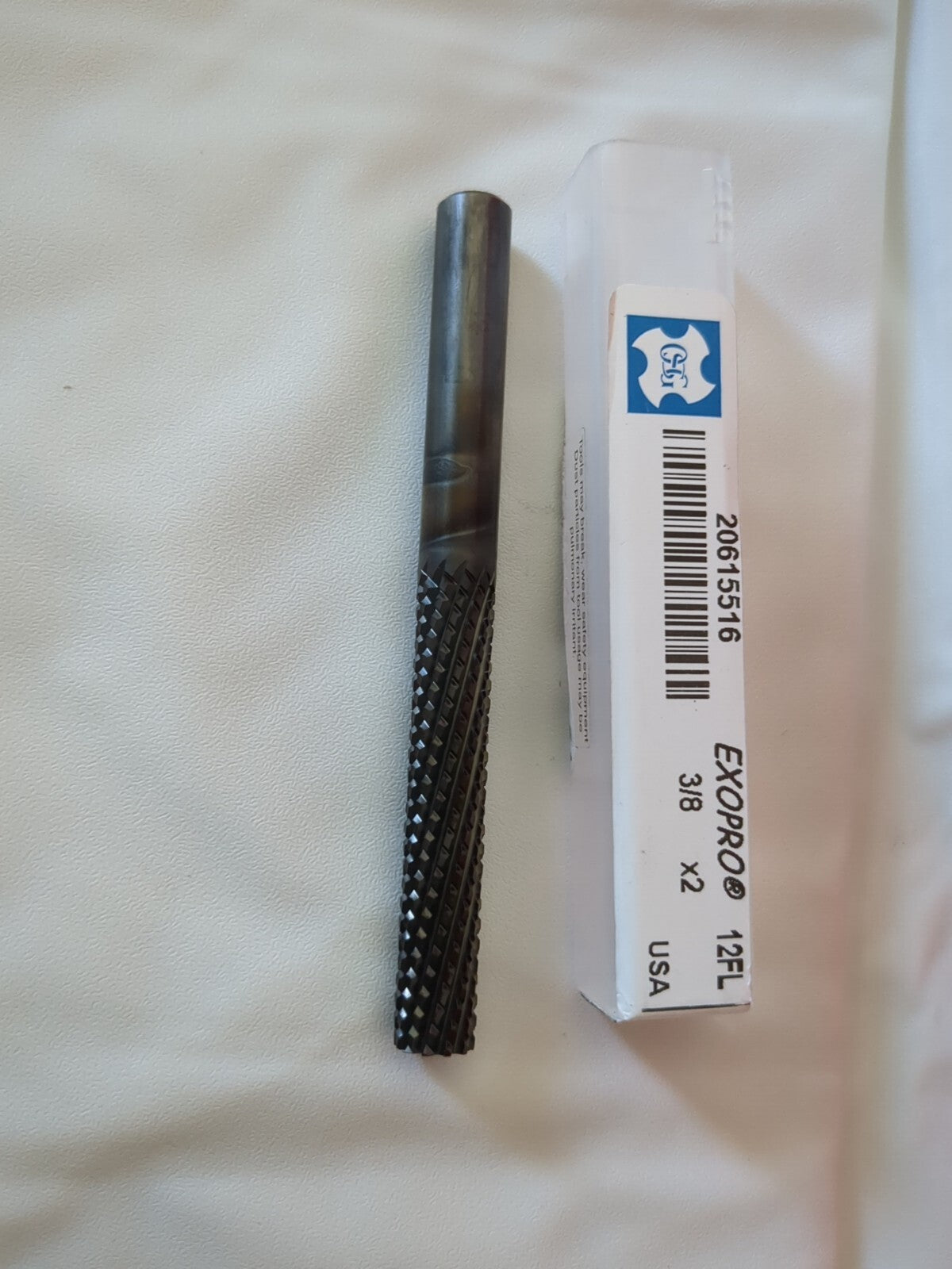 OSG Diamond Pattern Router Bit 0.375" Dia 2" LOC 3/8" Shank Dia S