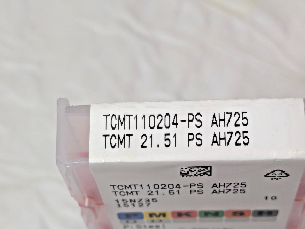 Tungaloy Carbide Turning Inserts TiAlN TCMT21.51PS AH725 QTY 10 6856794