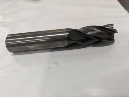 ACCUPRO Corner Radius End Mill: 5/8 Dia 4 Fl Carbide 6504415