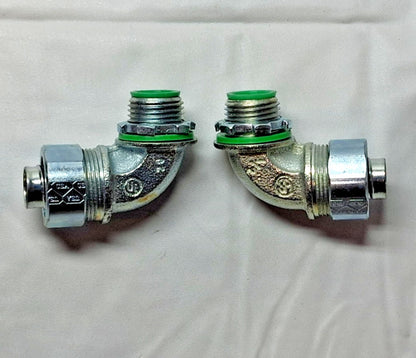 Anaconda Sealtite Zinc-Plated Steel Conduit Connector 1/2" TS QTY 10 7STR5090B