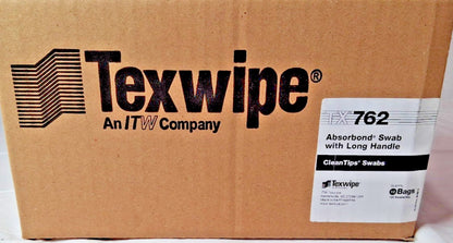 Texwipe Absorbond Cleanroom Swab Polyester 6.39" OAL Long Handle QTY1000 TX