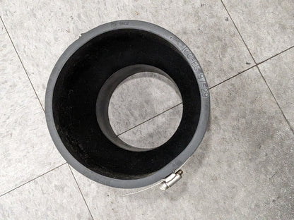 FERNCO 6 x 4" PVC Flexible Pipe Coupling with Clamp 1056-64