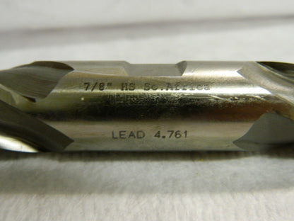 Putnam 4FL HSS 7/8" x 1-7/8" x 6-1/8" DoubleEnded Square End Mill