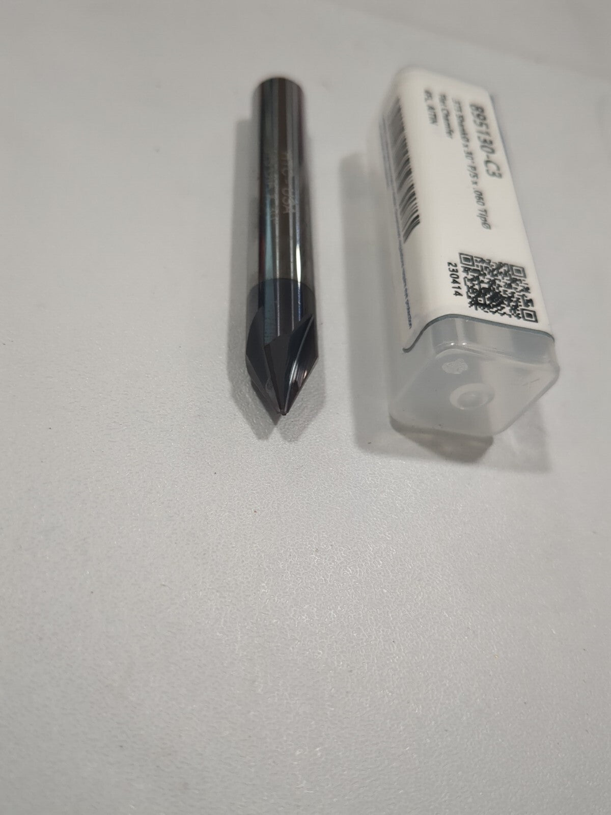 HARVEY TOOL Chamfer Mill 3/8" Dia 4 Flute, Solid Carbide 895130-C3