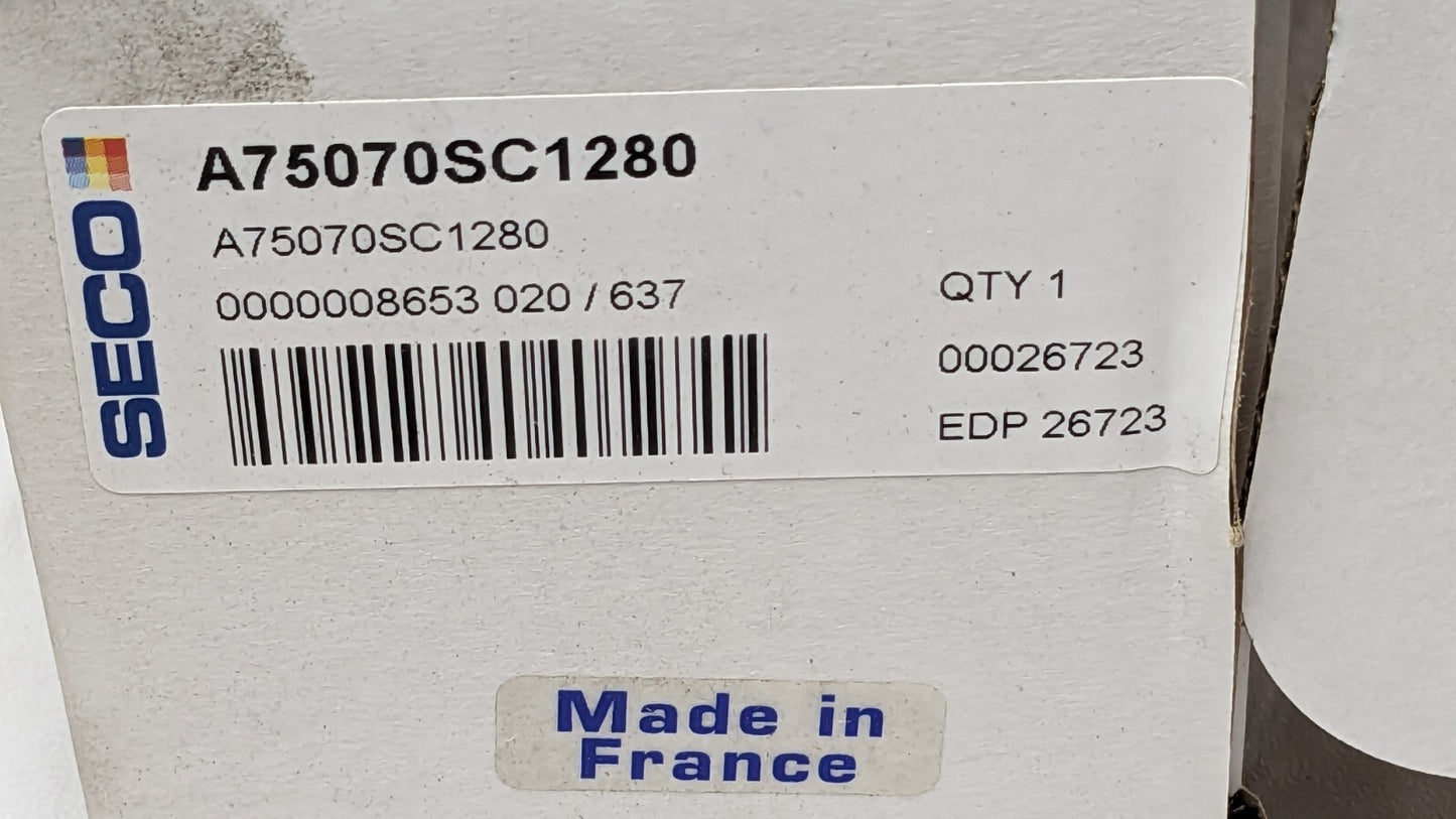 Seco Replaceable Boring Bar Head 3.188" OAL 80 Degree A75070SC1280 00026723