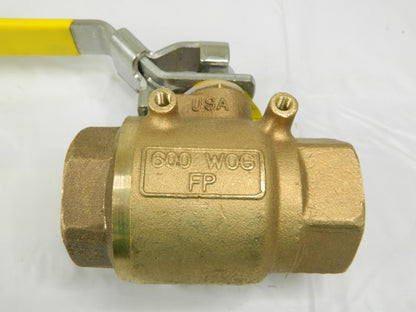 Apollo Manual Ball Valve: 1-1/2" Pipe, Full Port, Bronze FNPT 7710746SV