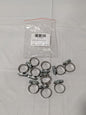 Worm Gear Clamp: SAE 10, 1/2 to 1-1/16" Dia Qty 10 40779506