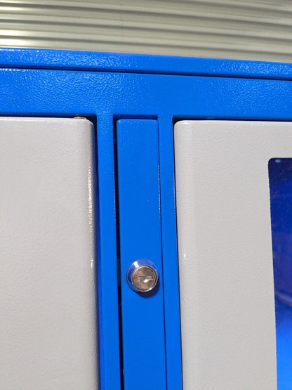 Supply Point LockerSense Clear Front Security Locker 79 x 43 x 20 USED NO KEYS