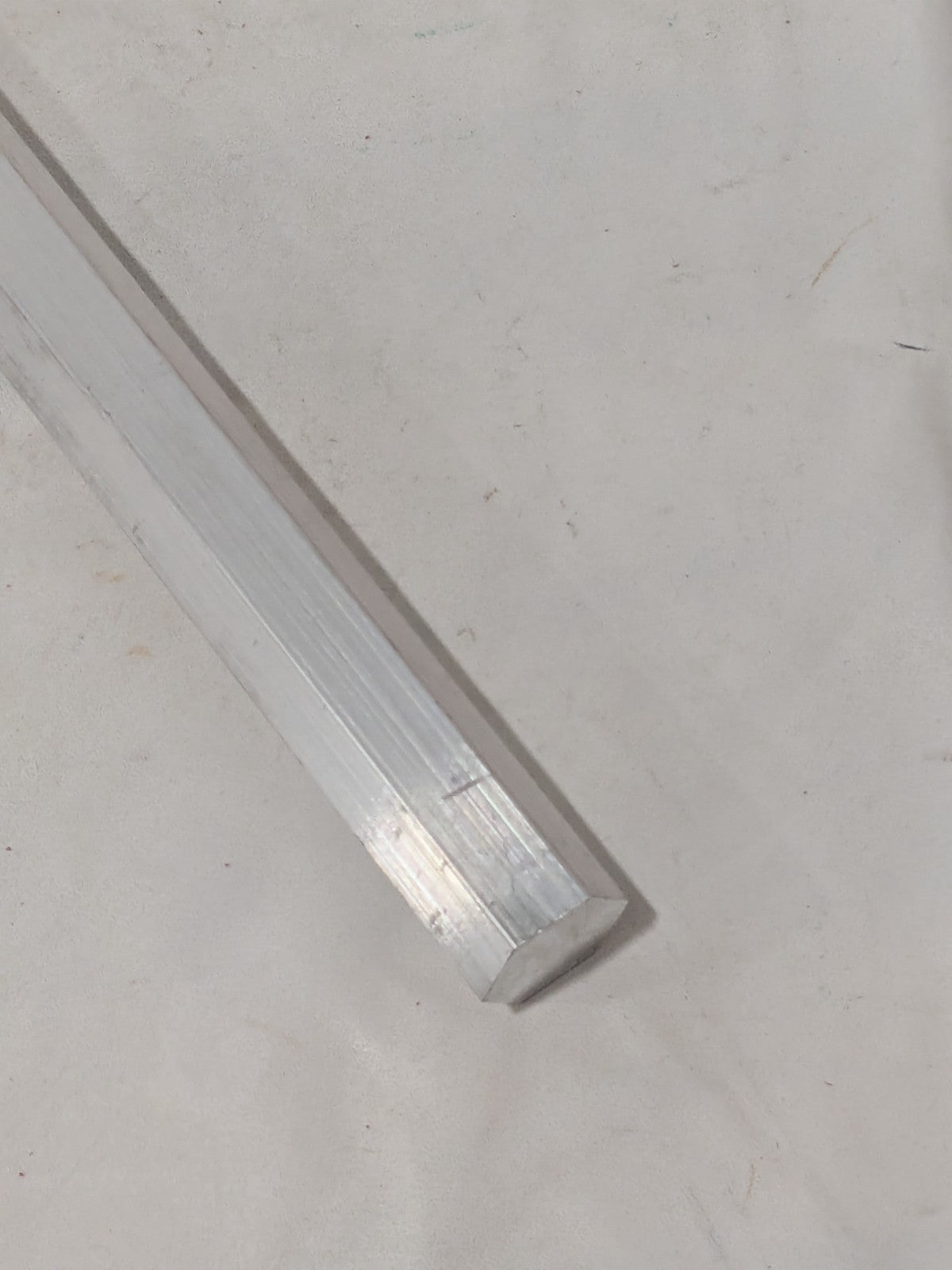 Aluminum Hexagon Bar 3/4" Width Across Flats x 24" Long, Alloy 6061 32000614