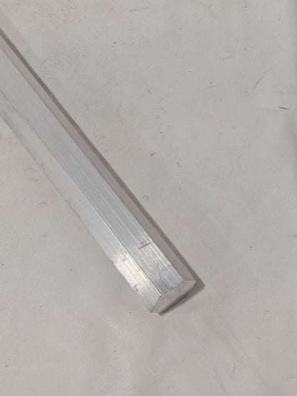 Aluminum Hexagon Bar 3/4" Width Across Flats x 24" Long, Alloy 6061 32000614