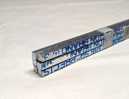 Precision Brand Key Stock  3/16" SQ x 12" Long Zinc-Plated Steel  *QTY 6*  14200