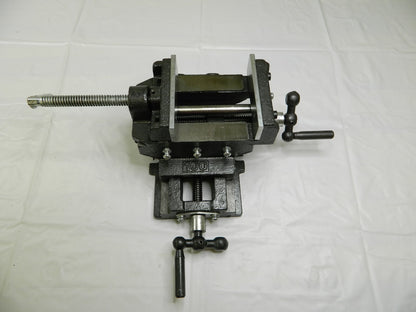 Horizontal Drill Press Vise 3-35/64 Jaw Opening 428-8314