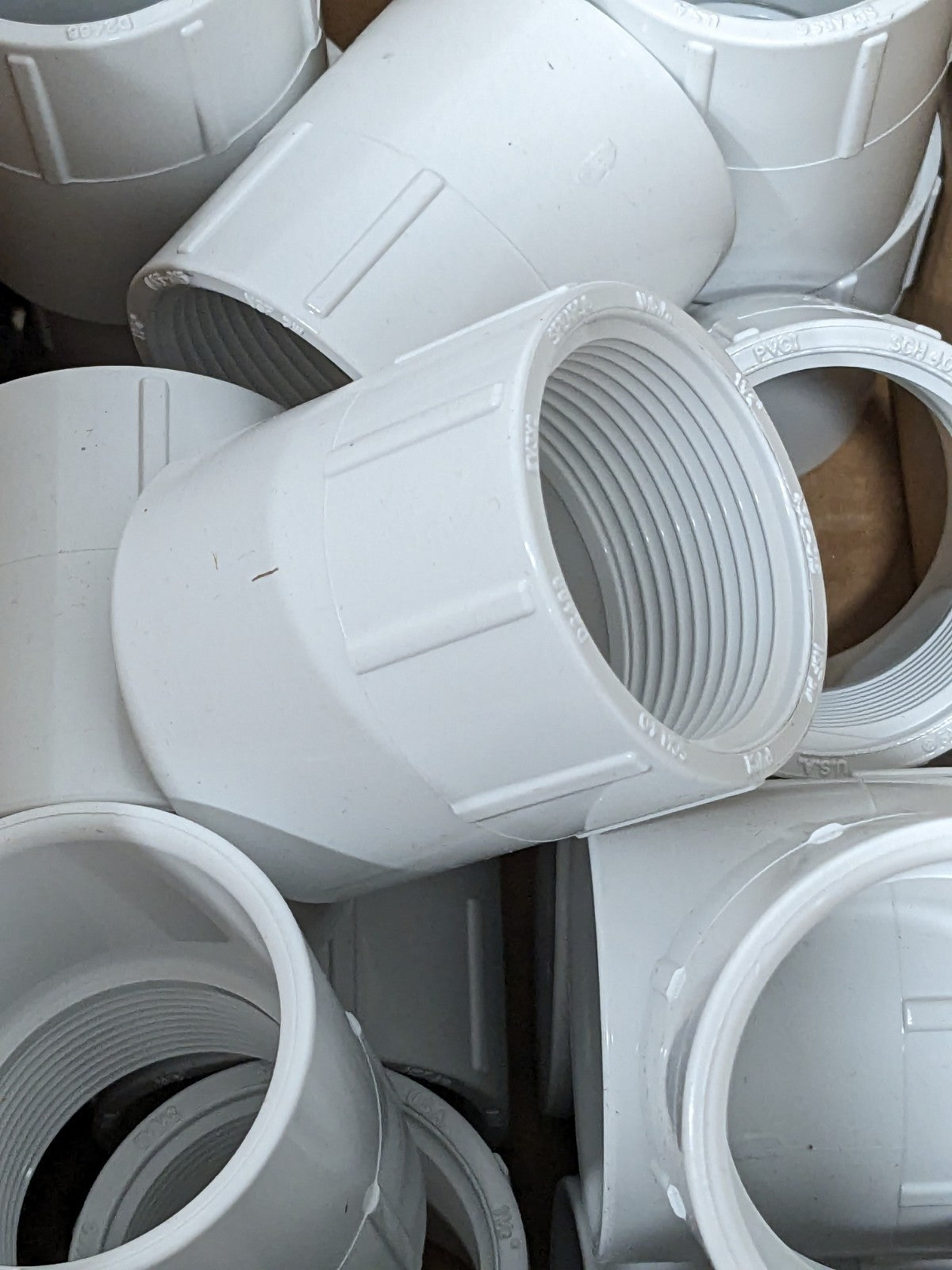 Spears 1-1/2" PVC Plastic Pipe Female Adapter, SCH 40 Qty 25 435-015