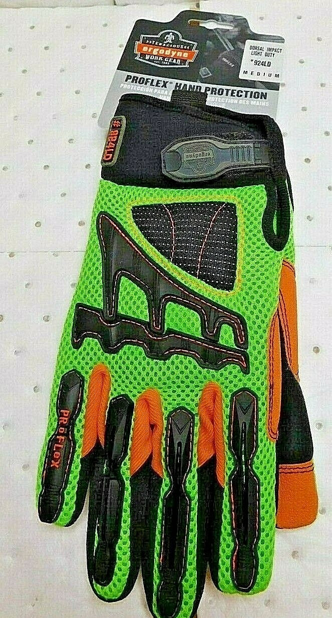 Ergodyne  Size M (8) Air Mesh Dorsal Impact-Reducing Work Gloves QTY 617053