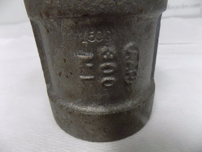 J.P. Ward Malleable Iron Straight Coupling 2" Class 300 3.62" Length