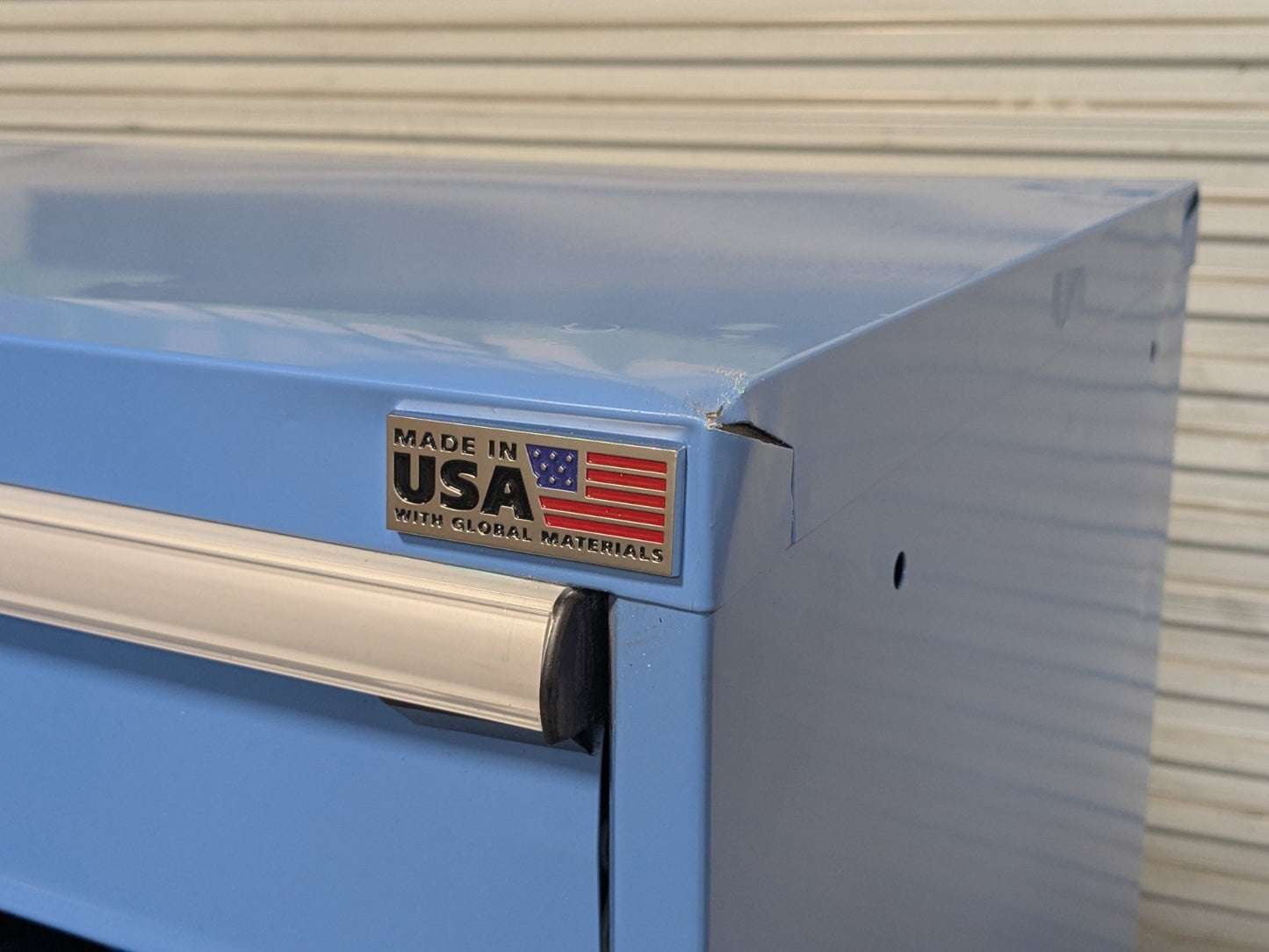Lista 10 Drawer Industrial Storage Cabinet Steel Blue 59 x 40 x 22 Parts/Repair