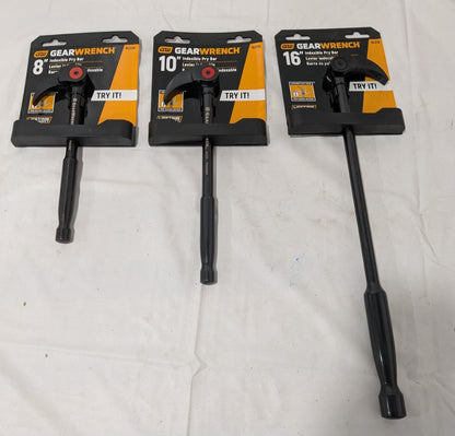 GEARWRENCH 3 Pc Indexing Pry Bar Set 8", 10" & 16" 82301D
