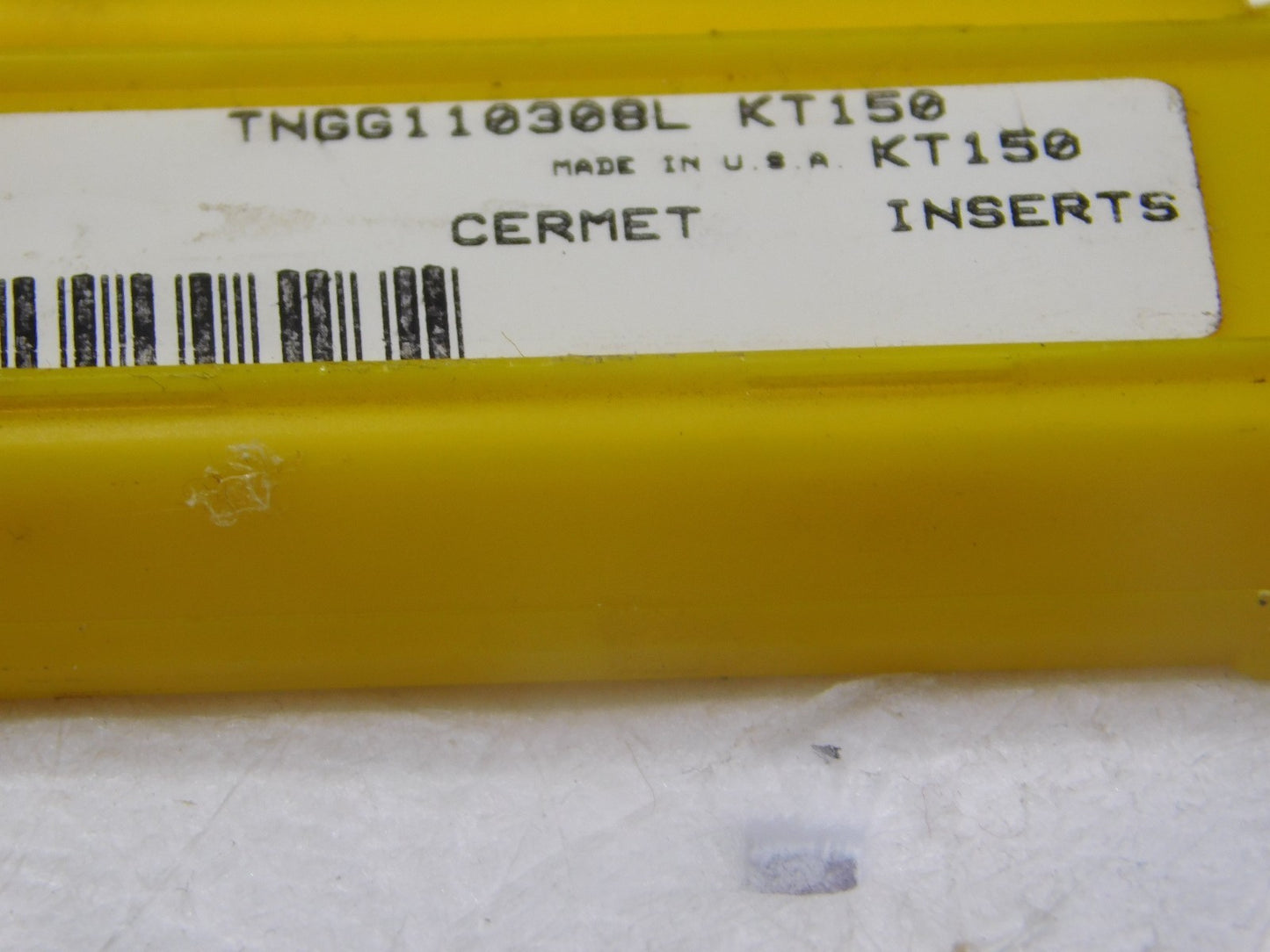 Kennametal  Cermet Turning Inserts TNGG110308L Grade-KT150 Qty-10 1289990