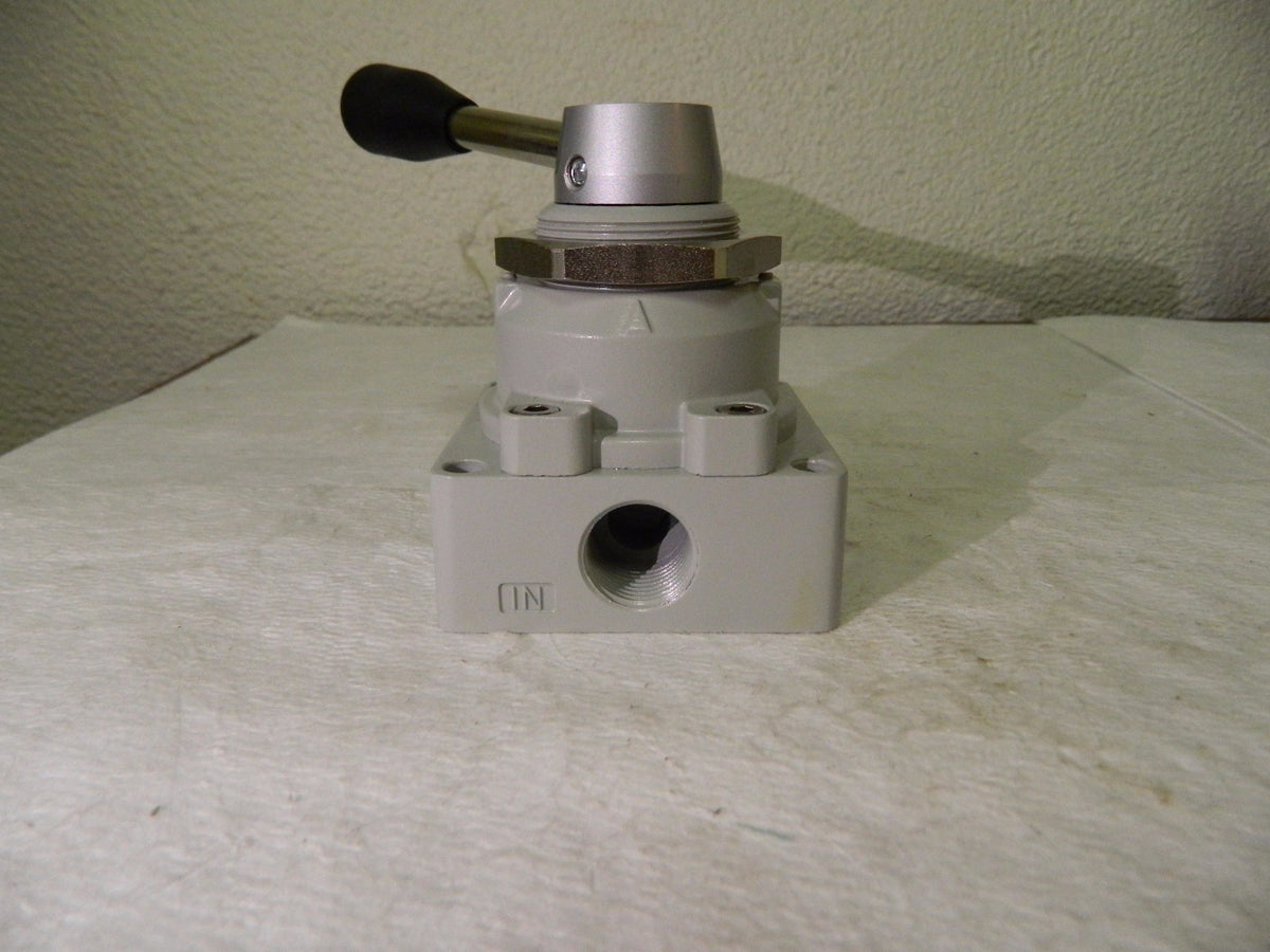 Jupiter Pneumatics Rotary Valve w/ Panel Nut 1/2" NPT 4/2 Way 5140240005JP