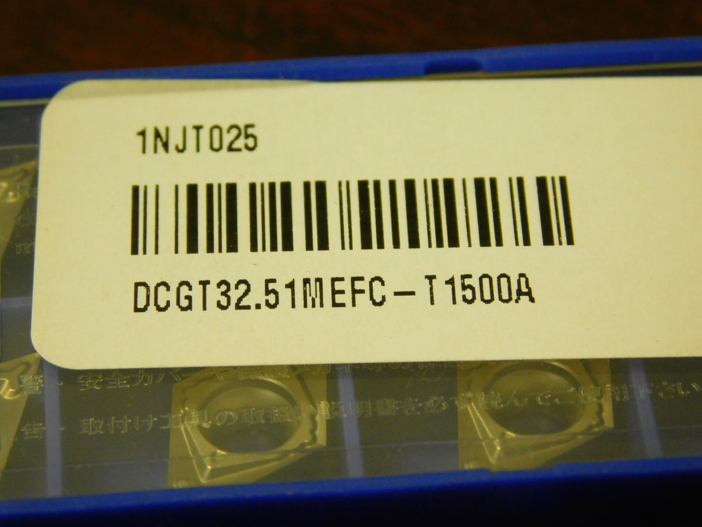 Sumitomo DCGT32 EFC Grade T1500A Cermet Turning Insert QTY 10 1NJT025