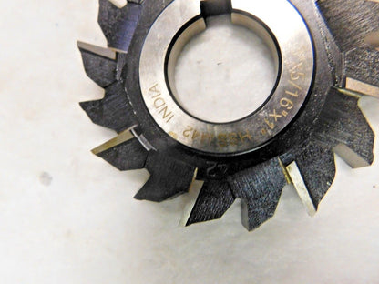 Interstate 3" Diam x 5/16" Face Width Staggered Tooth Side Milling Cutter