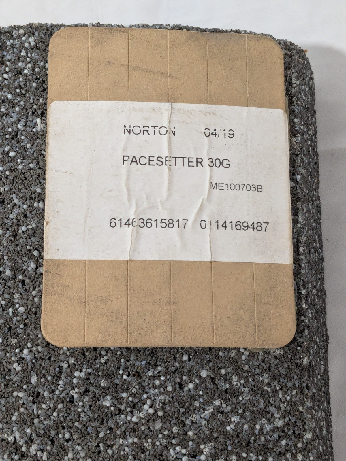 Norton Surface Grinding Segment: 11-1/4" Wide, 8" High, 3" Thick