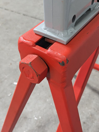 Ridgid Pipe Stand w/ Adjustable Steel Roller Heads 1/4" to 36" Capacit