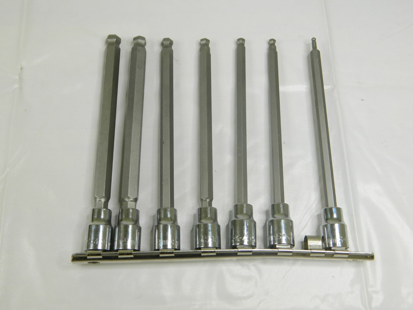SK Hex Bit Socket Set: 3/8" Drive, 7 Pc, 3 to 10 mm Hex 19748 INCOMPLETE