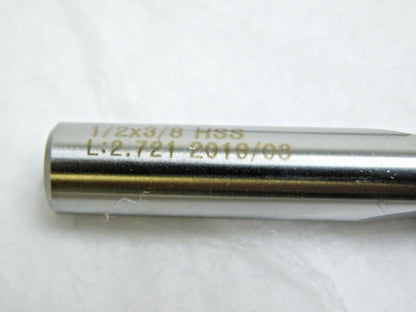 Square End Mills HSS 1/2" x 13/16" LOC x 3/8" SD x 2-1/2" OA