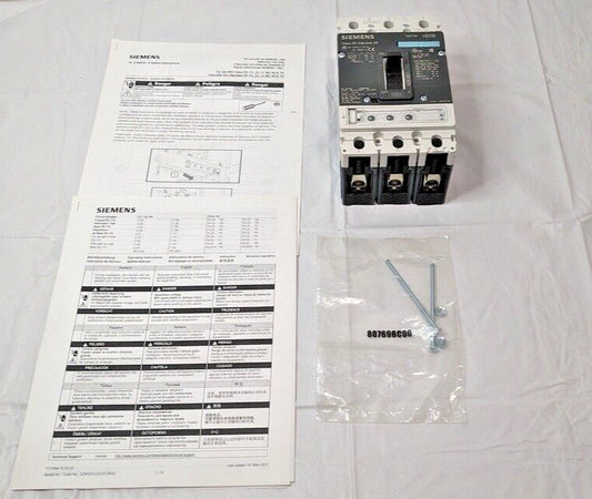 Siemens VL Molded Case Circuit Breaker W/Electronic Trip Unit 100A 3-P HDK3R100L