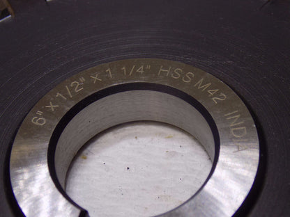 Interstate 6" Diam x 1/2" FW  Staggered Tooth Side Milling Cutter 03036324