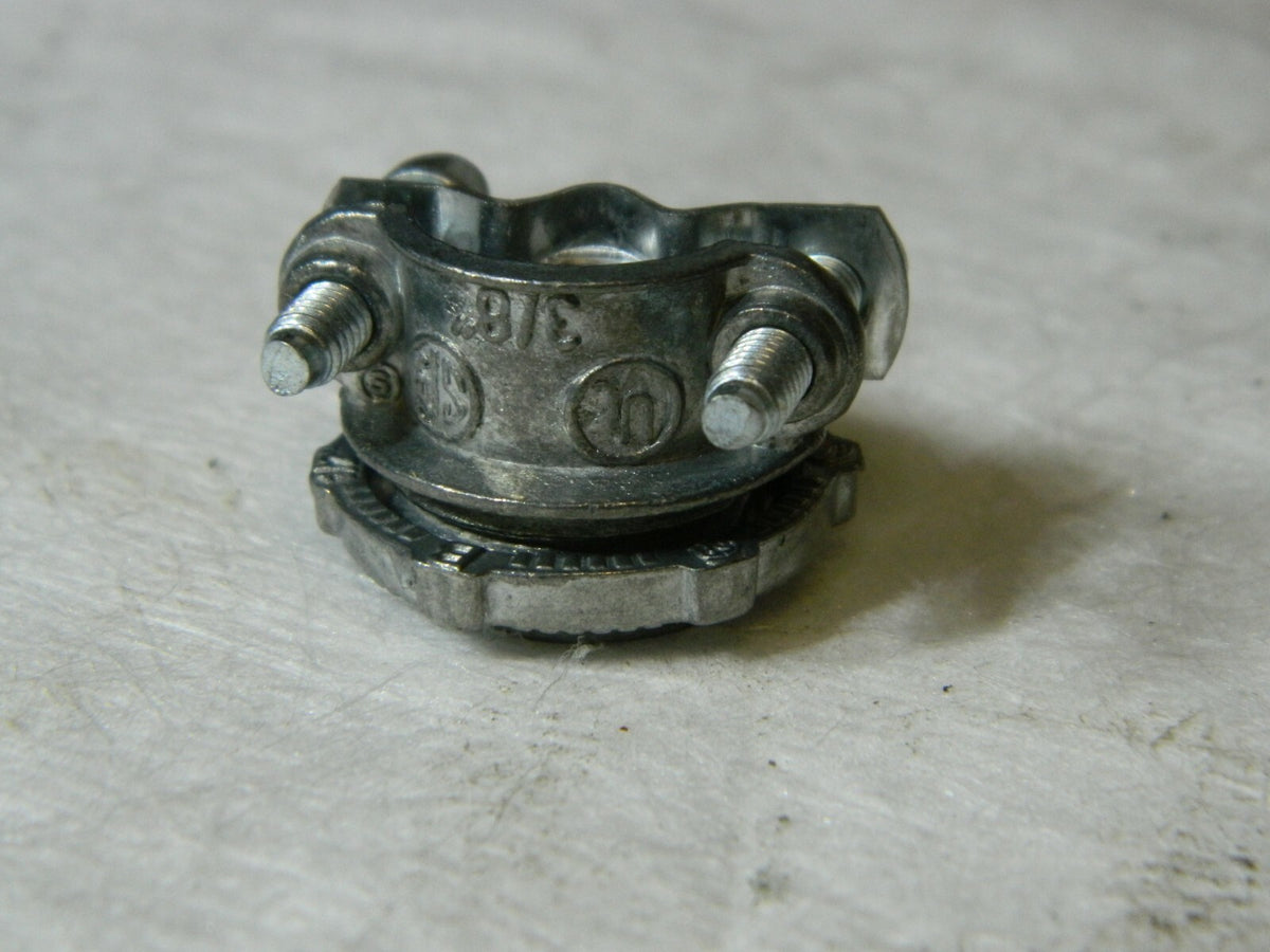 Thomas & Betts 3/8" Trade Conduit Connector Die Cast Zinc Qty 100 NC301