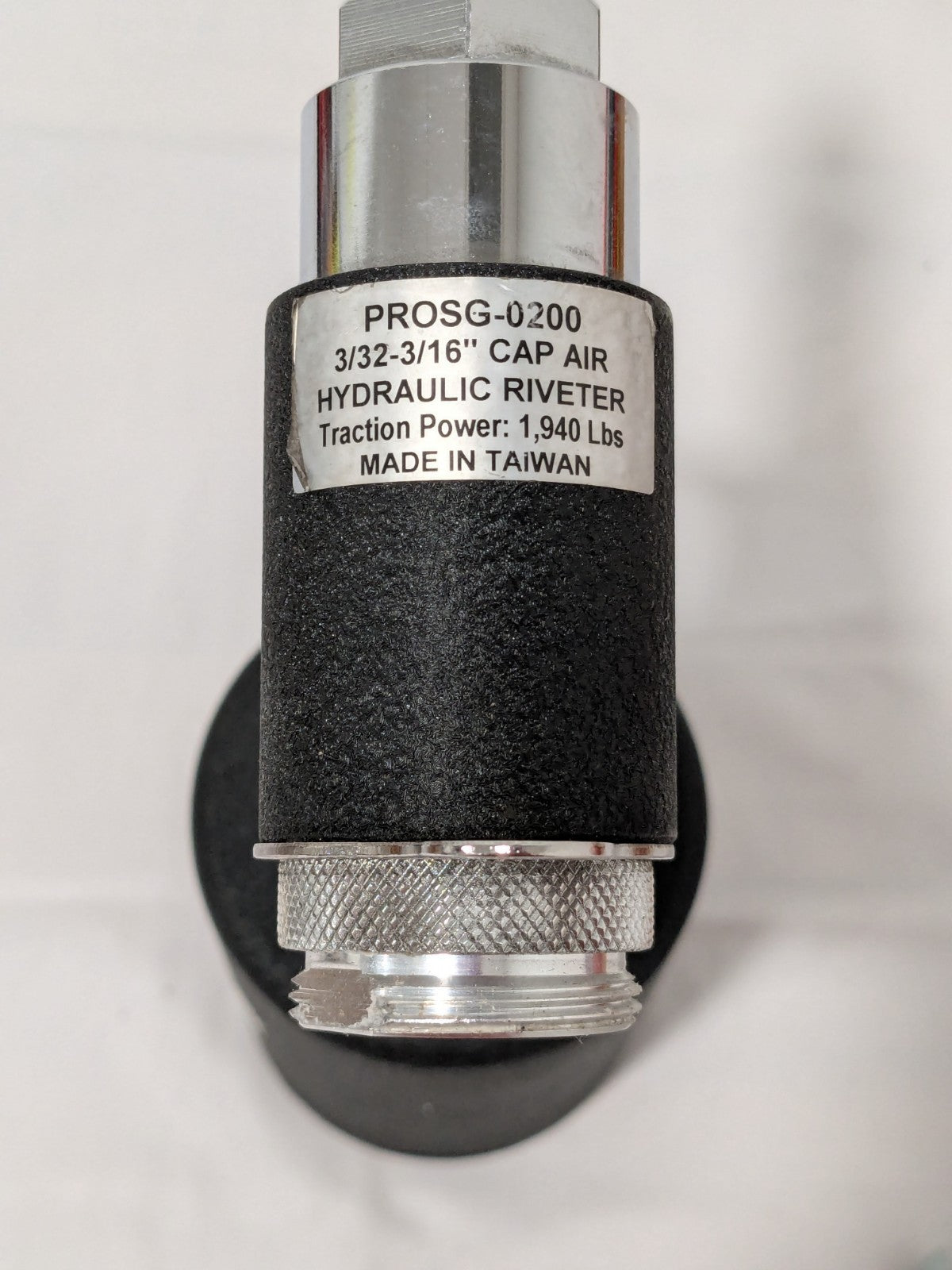 PRO-SOURCE Air Rivet Tool: 0.551" Stroke Length MISSING SAFETY CAP PROSG-02