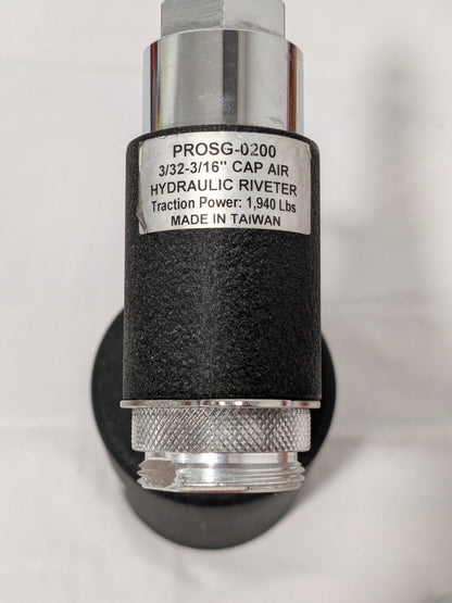 PRO-SOURCE Air Rivet Tool: 0.551" Stroke Length MISSING SAFETY CAP PROSG-02