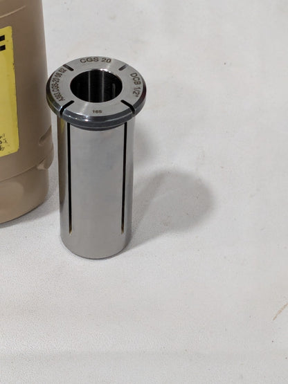 Sandvik Hydraulic Chuck Sleeve: 1/2" ID, 20.00 mm OD, 25.00 mm Head Dia 5723383