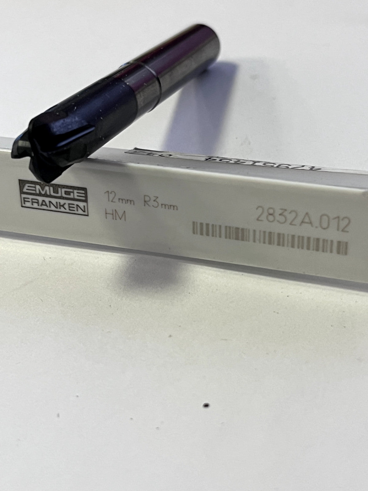 EMUGE  Corner Radius End Mill: 4 Flutes, Solid Carbide 2832A.012